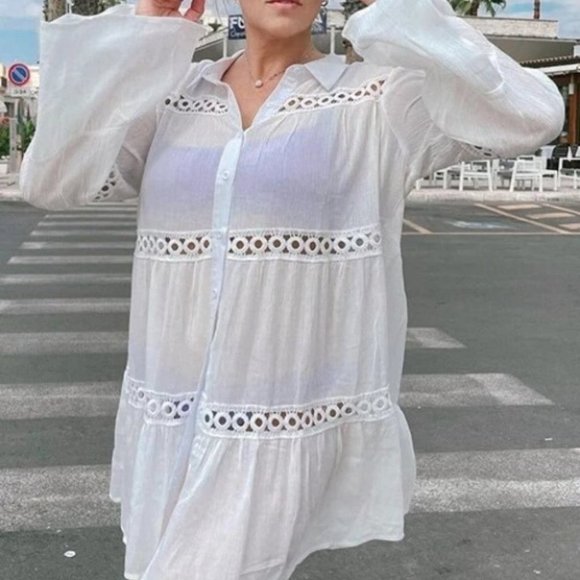 VACAY Bell Sleeve Layered Cover Up - Picture 11 of 12